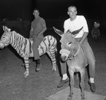 Photograph of a Donkey Baseball game, Henderson, September 29, 1961