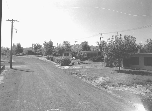 Photograph of townsite homes, Henderson, 1953