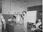 Photograph of the swearing-in ceremony for Mayor James French, Henderson, May 27, 1953