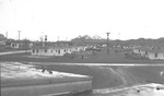 Photograph of Basic townsite after a flood, Henderson, 1949