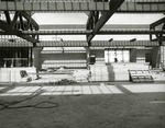 Photograph of building materials for the Bank of Nevada building, Henderson, January 31, 1974