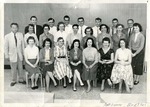 Photograph of Bank of Nevada employees, Henderson, Nevada, 1957